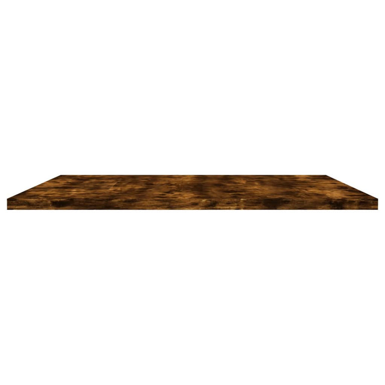 Wandschappen 4 st 60x50x1,5 cm bewerkt hout gerookt eikenkleur