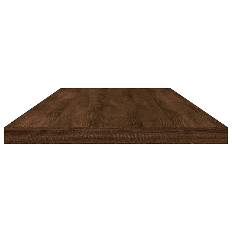Wandschappen 4 st 80x20x1,5 cm bewerkt hout bruineikenkleurig