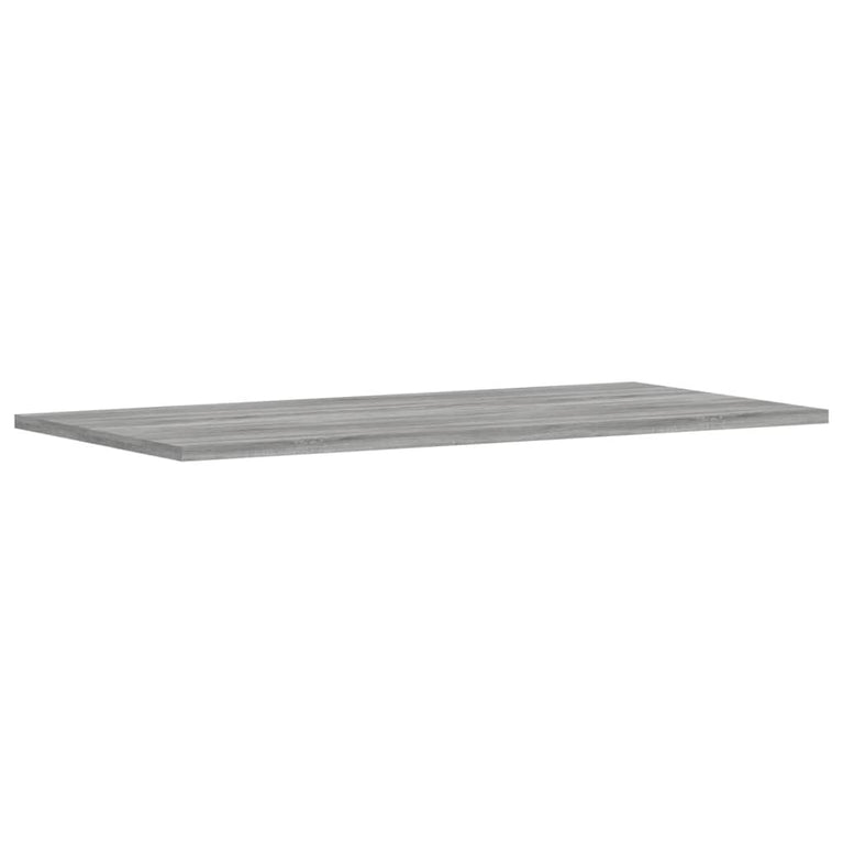 Wandschappen 4 st 80x40x1,5 cm bewerkt hout grijs sonoma eiken