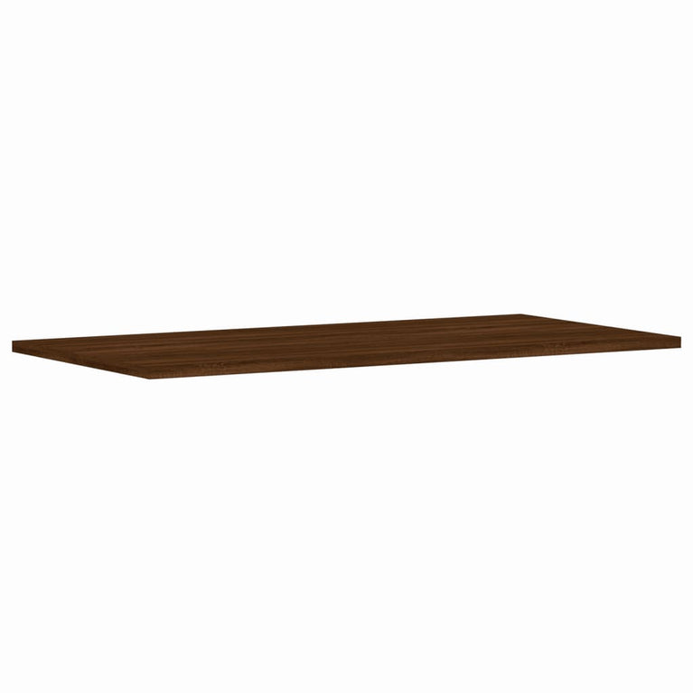 Wandschappen 4 st 80x40x1,5 cm bewerkt hout bruineikenkleurig