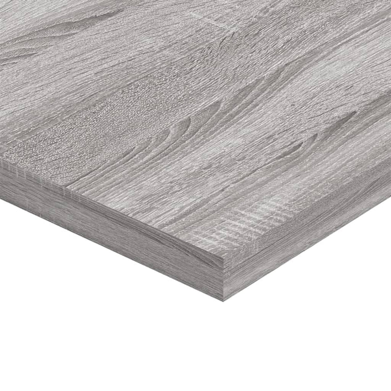 Wandschappen 4 st 100x30x1,5 cm bewerkt hout grijs sonoma eiken