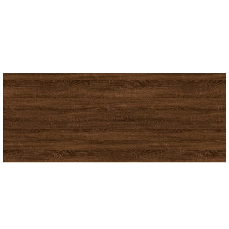 Wandschappen 4 st 100x40x1,5 cm bewerkt hout bruineikenkleurig