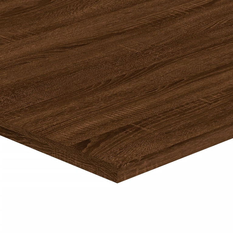 Wandschappen 4 st 100x40x1,5 cm bewerkt hout bruineikenkleurig