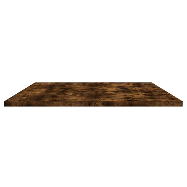 Wandschappen 4 st 100x50x1,5 cm bewerkt hout gerookt eikenkleur