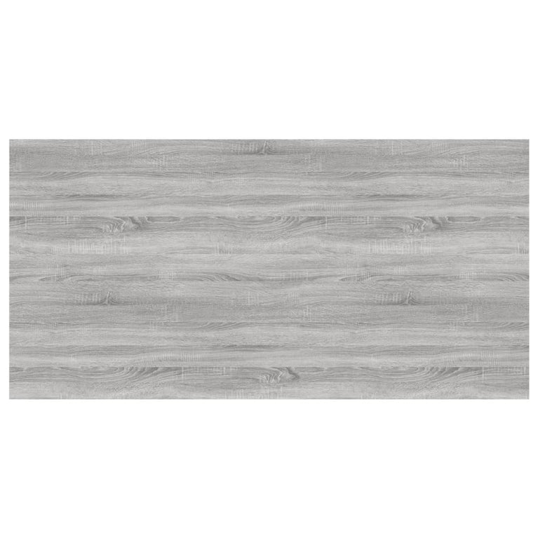 Wandschappen 4 st 100x50x1,5 cm bewerkt hout grijs sonoma eiken