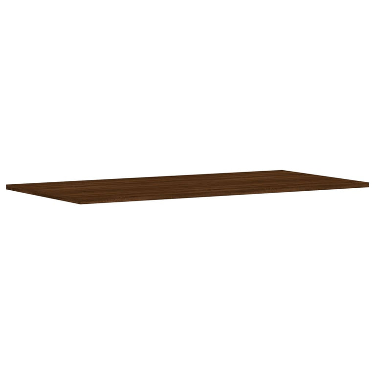 Wandschappen 4 st 100x50x1,5 cm bewerkt hout bruineikenkleurig