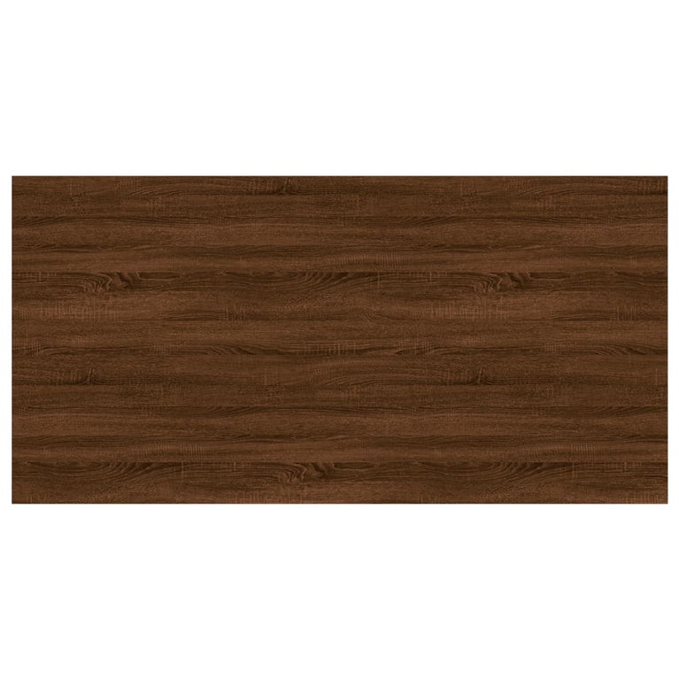 Wandschappen 4 st 100x50x1,5 cm bewerkt hout bruineikenkleurig