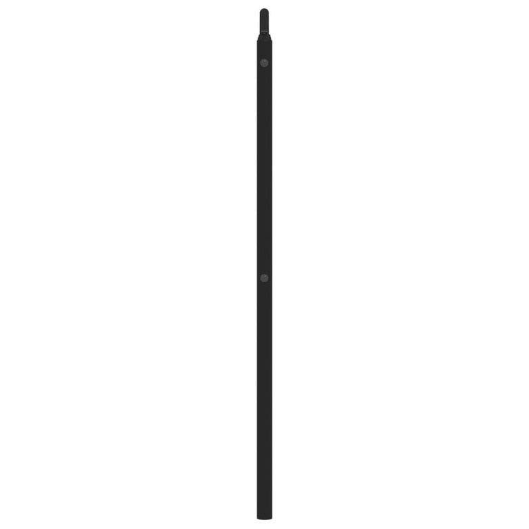 Hoofdbord 200 cm metaal zwart