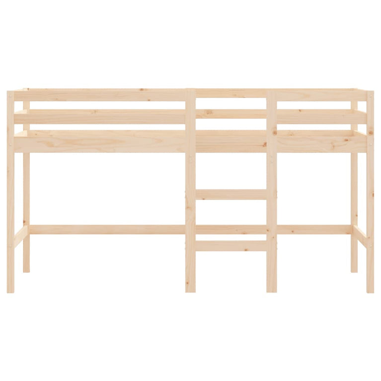 Kinderhoogslaper met ladder 80x200 cm massief grenenhout MeubelReus