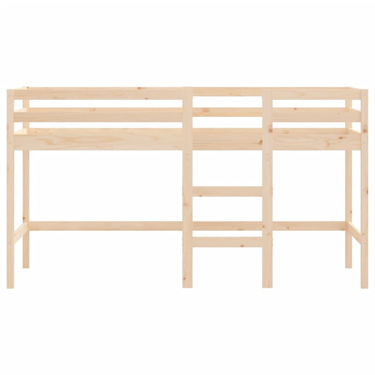 Kinderhoogslaper met ladder 90x200 cm massief grenenhout MeubelReus