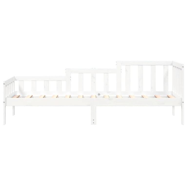 Slaapbank 90x200 cm massief grenenhout wit MeubelReus