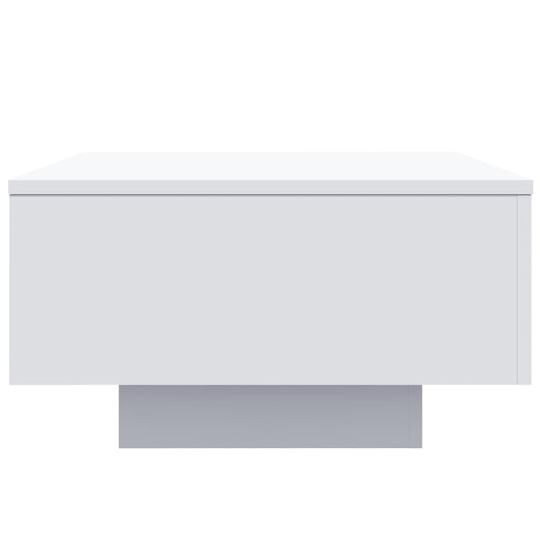 Salontafel 55x55x31 cm bewerkt hout wit