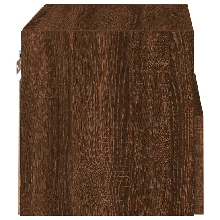 Tv-wandmeubels 2 st 40x30x30 cm bewerkt hout bruineikenkleurig