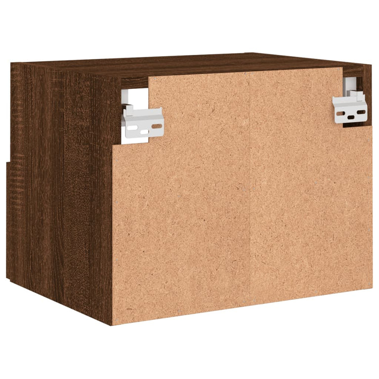 Tv-wandmeubels 2 st 40x30x30 cm bewerkt hout bruineikenkleurig