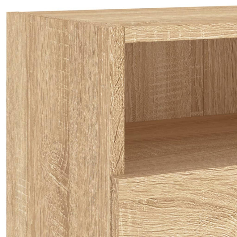 Tv-wandmeubels 2 st 80x30x30 cm bewerkt hout sonoma eikenkleur