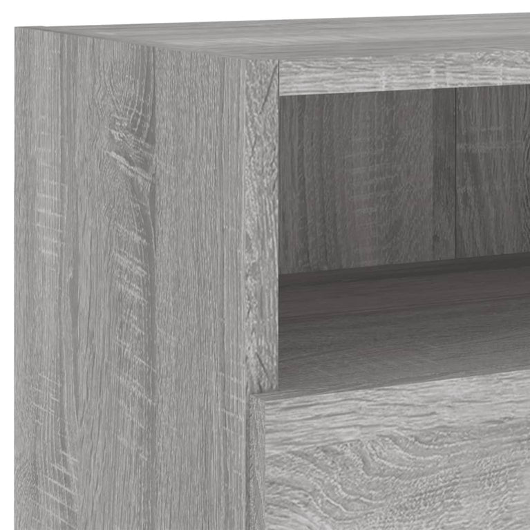 Tv-wandmeubels 2 st 80x30x30 cm bewerkt hout grijs sonoma eiken