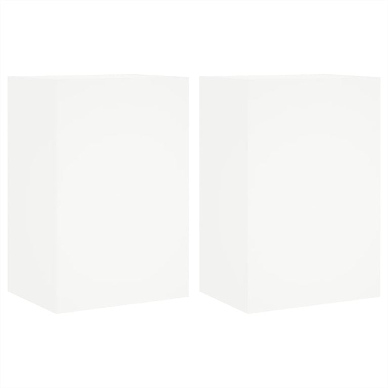 Tv-wandmeubels 2 st 40,5x30x60 cm bewerkt hout wit