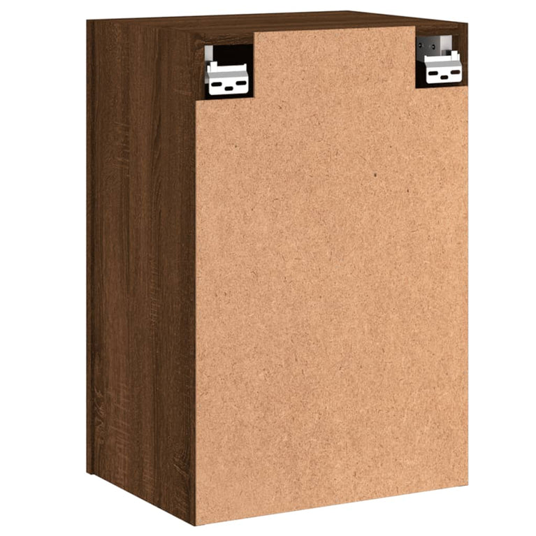Tv-wandmeubels 2 st 40,5x30x60 cm bewerkt hout bruineikenkleur