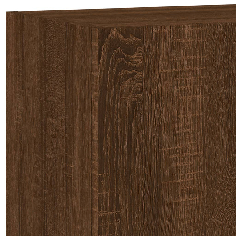 Tv-wandmeubels 2 st 40,5x30x60 cm bewerkt hout bruineikenkleur