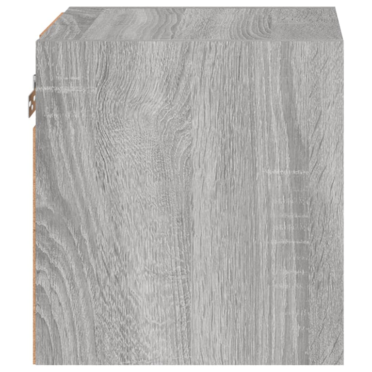 Tv-wandmeubels met LED 2 st 30x28,5x30 cm grijs sonoma eiken