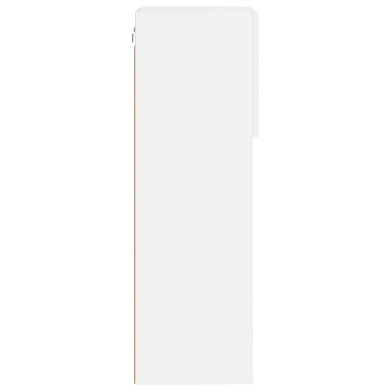 Tv-meubels met LED-verlichting 2 st 40,5x30x90 cm wit