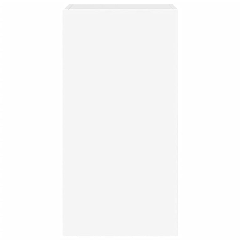 Tv-wandmeubel met LED-verlichting 40,5x35x80 cm wit