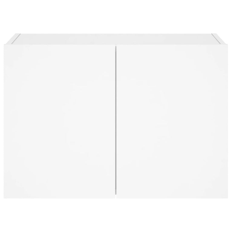 Tv-wandmeubel met LED-verlichting 60x35x41 cm wit