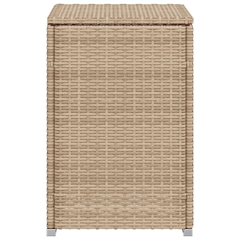 Afdekkast voor propaangasfles 40x40x60 cm Poly Rattan beige