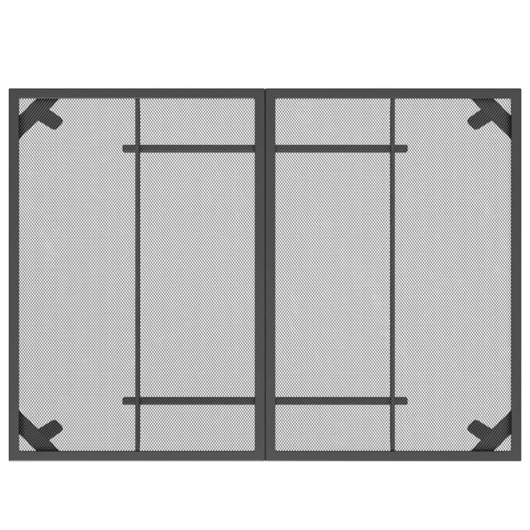 7-delige Tuinset metaalgaas antracietkleurig MeubelReus