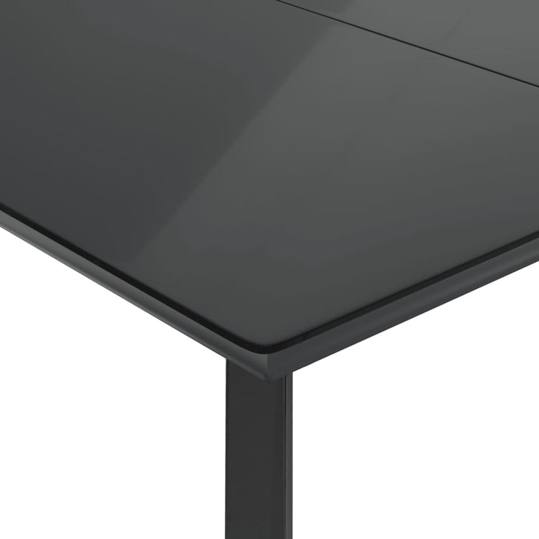 9-delige Tuinset met kussens poly rattan grijs