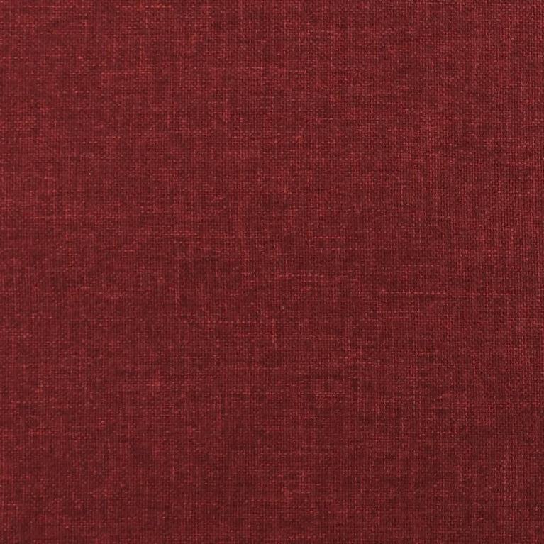 Slaapbank 2-zits met 2 kussens stof wijnrood