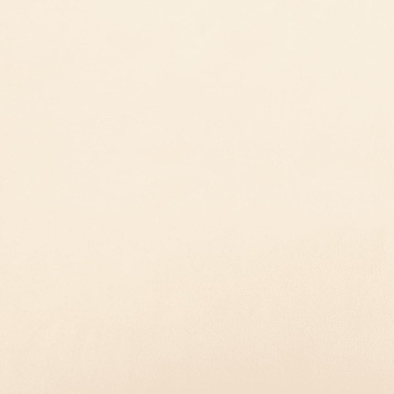 Slaapbank 2-zits fluweel crèmekleurig