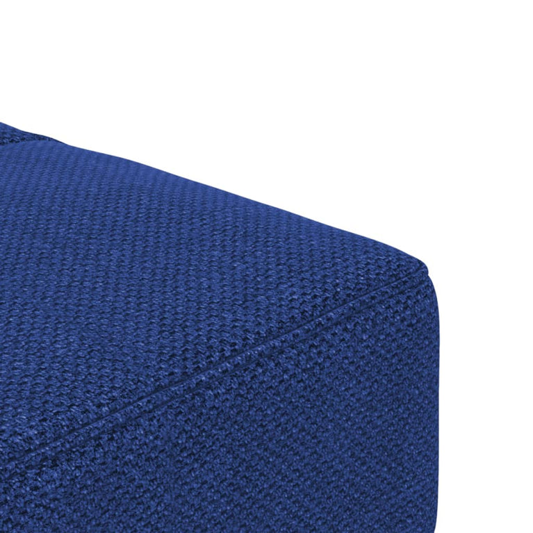 Slaapbank 2-zits met 2 kussens stof blauw