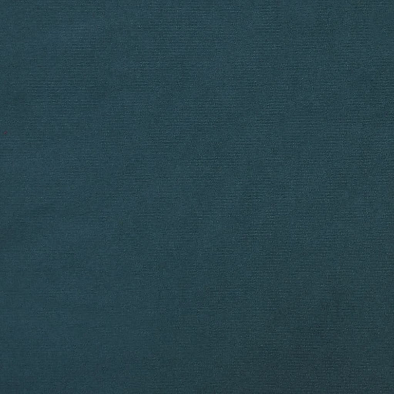 Slaapbank 2-zits met 2 kussens fluweel blauw