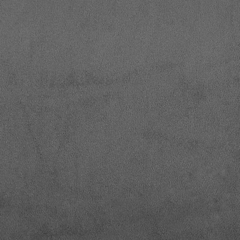 Slaapbank 2-zits met 2 kussens fluweel donkergrijs