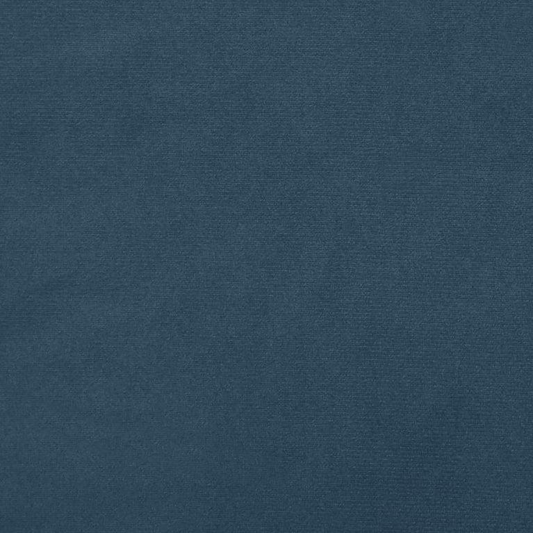 Slaapbank 2-zits fluweel blauw