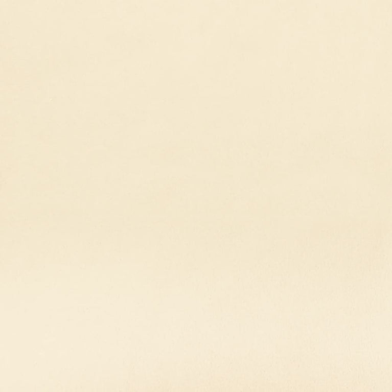 Slaapbank 2-zits fluweel crèmekleurig