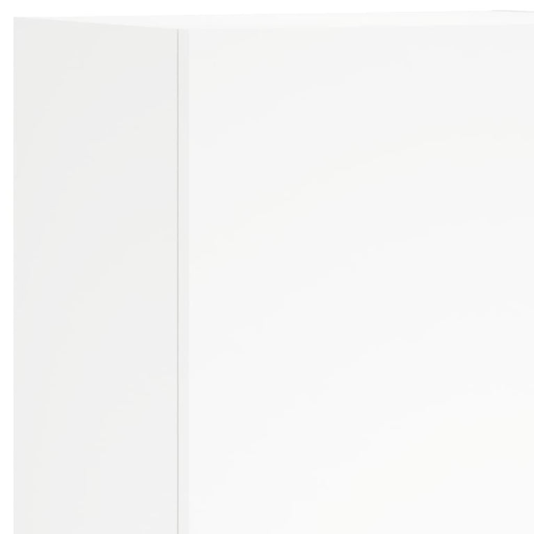 5-delige Tv-meubelset bewerkt hout wit