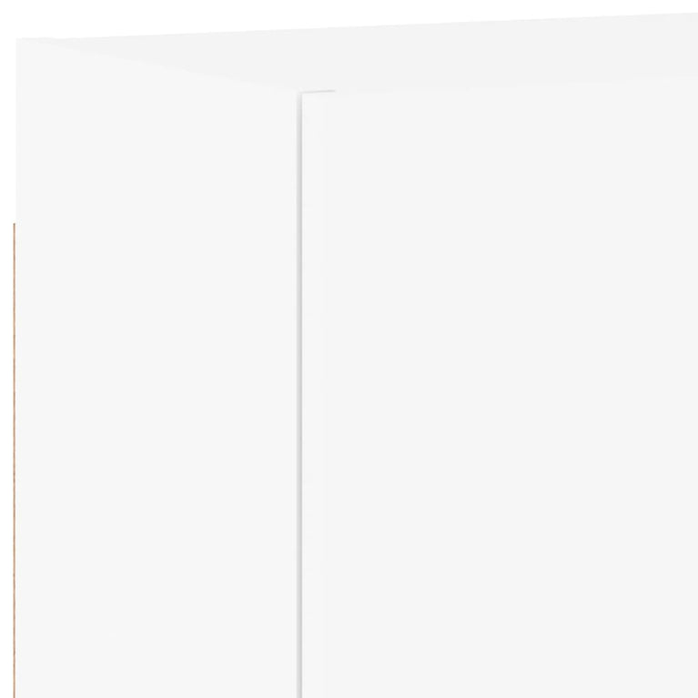 5-delige Tv-meubelset bewerkt hout wit