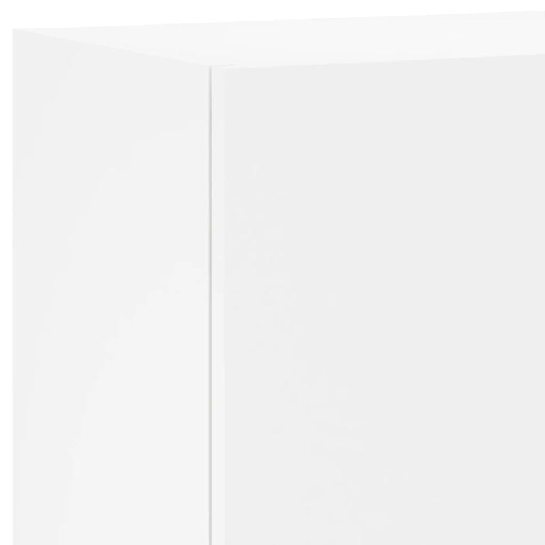 5-delige Tv-meubelset bewerkt hout wit