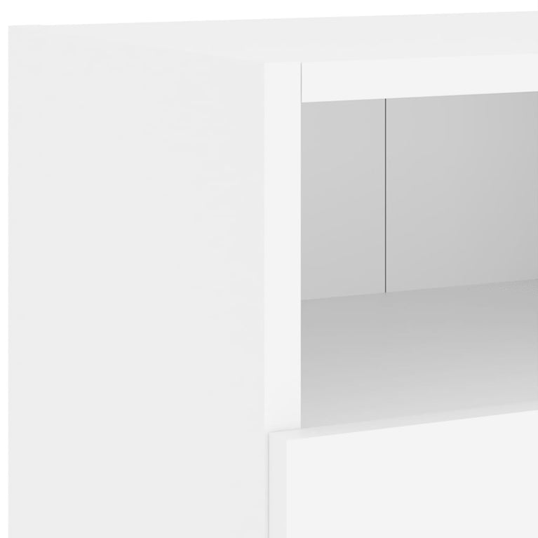 5-delige Tv-meubelset bewerkt hout wit