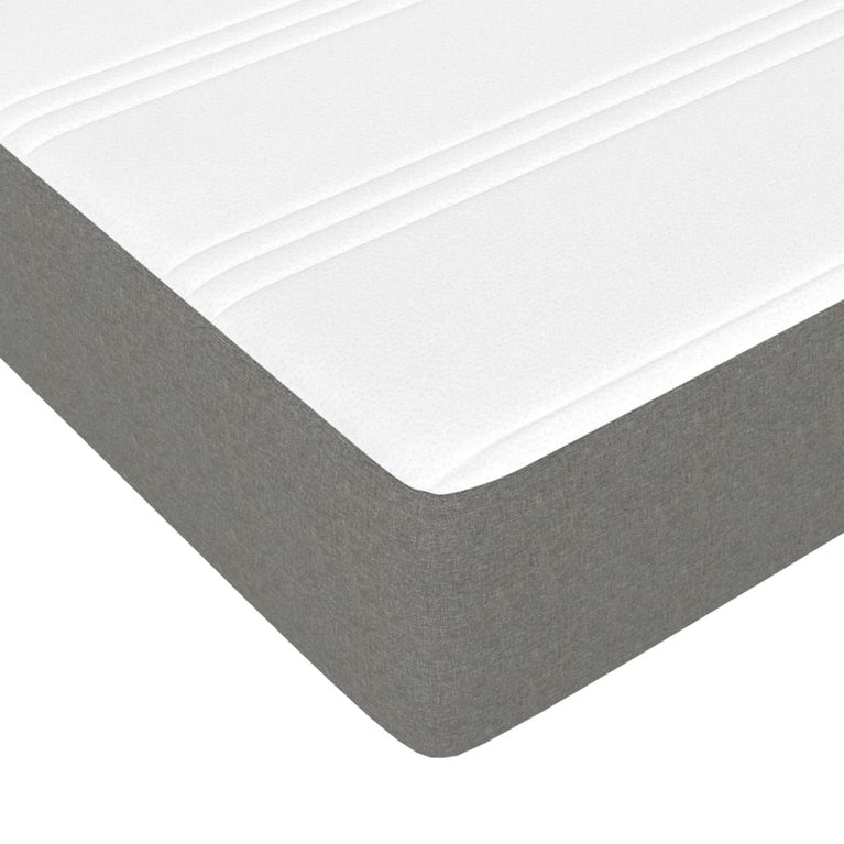 Pocketveringmatras 120x190x20 cm stof donkergrijs