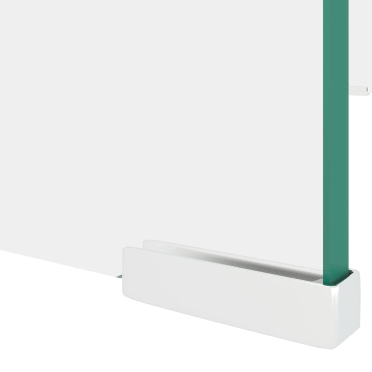 Tv-meubel/monitorverhoger transparant 70x30x13 cm glas