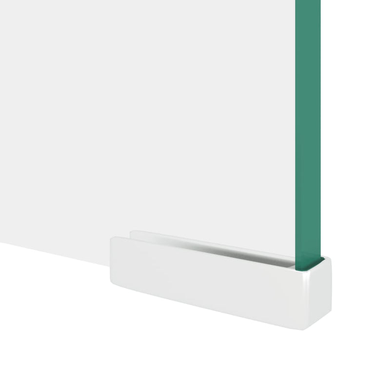 TV-meubel/monitorverhoger transparant 100x30x13 cm glas