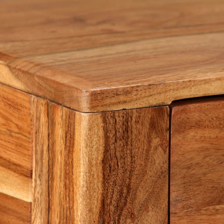 Wandtafel 118x30x80 cm massief hout