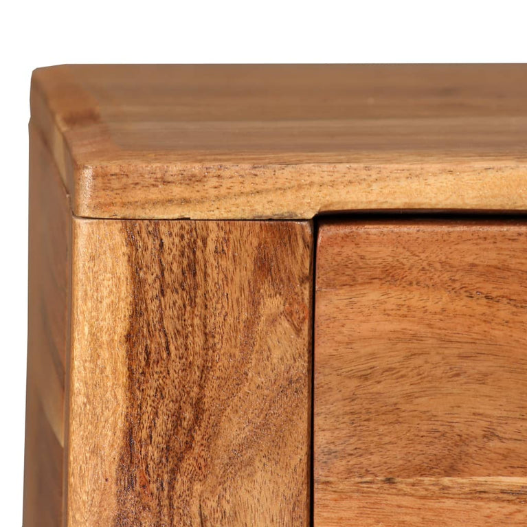 Wandtafel 118x30x80 cm massief hout