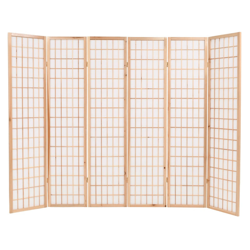 Kamerscherm inklapbaar Japanse stijl 240x170 cm naturel