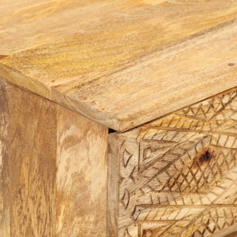 Tv-meubel 110x30x40 cm massief mangohout