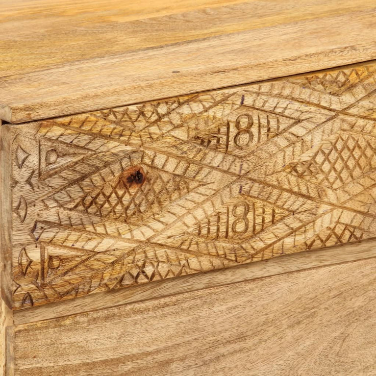 Tv-meubel 110x30x40 cm massief mangohout