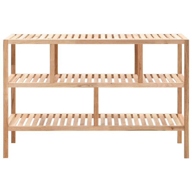 Badkamerrek 100x40x65 cm massief walnotenhout